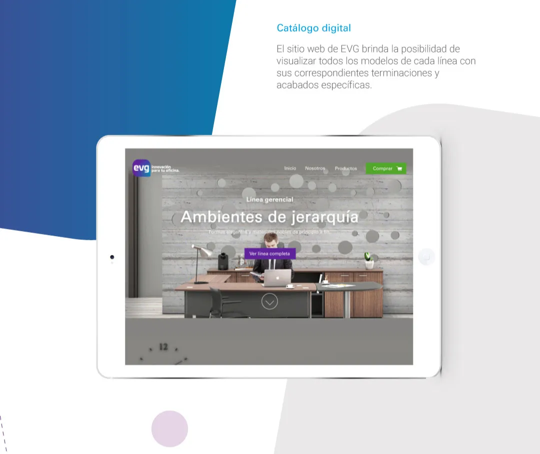 EVG: Catálogo digital