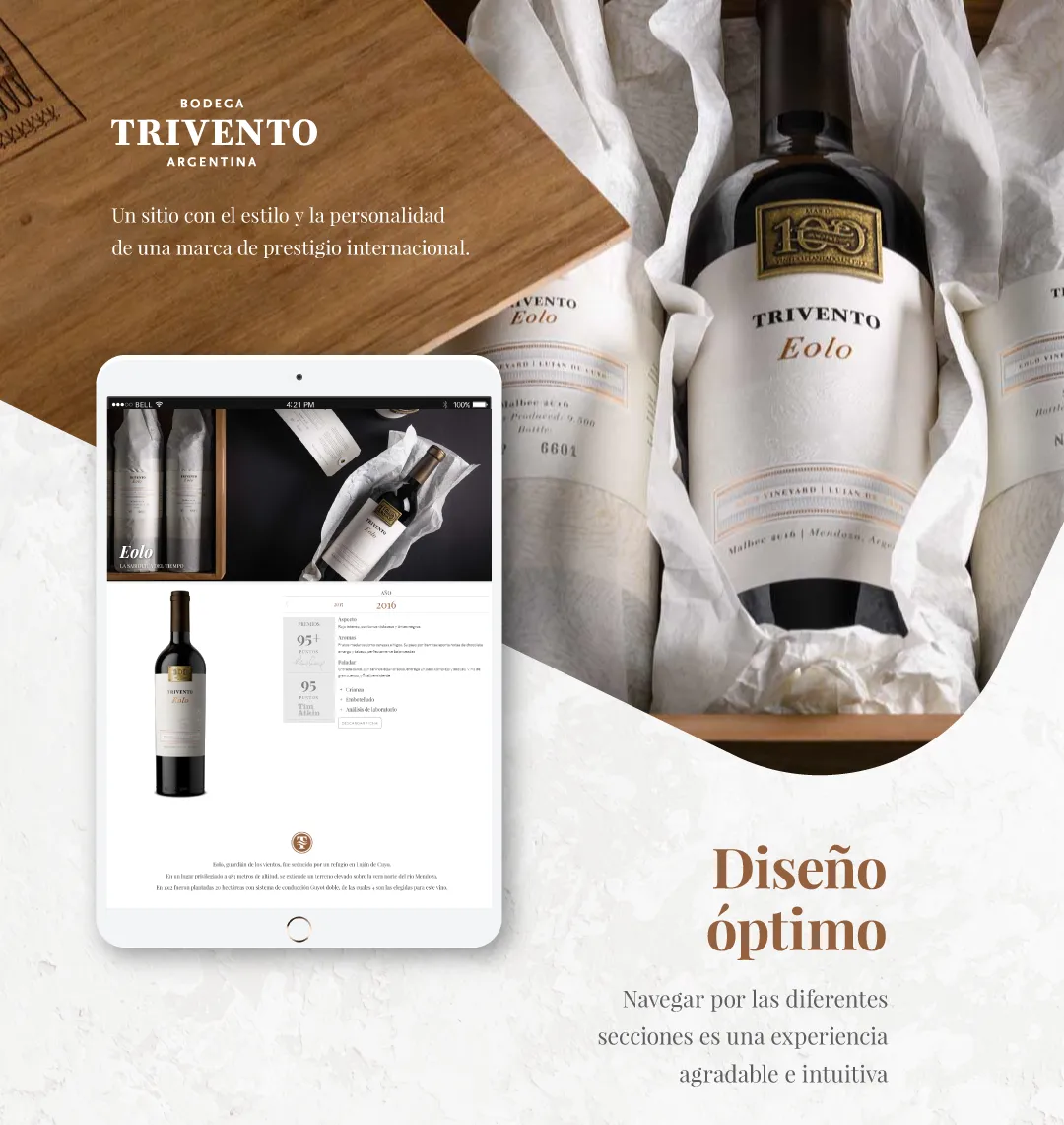 Trivento Eolo: Diseño óptimo